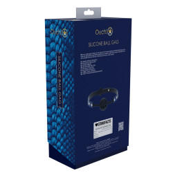 Ouch! International Bâillon-Boule Florence 41mm Bleu